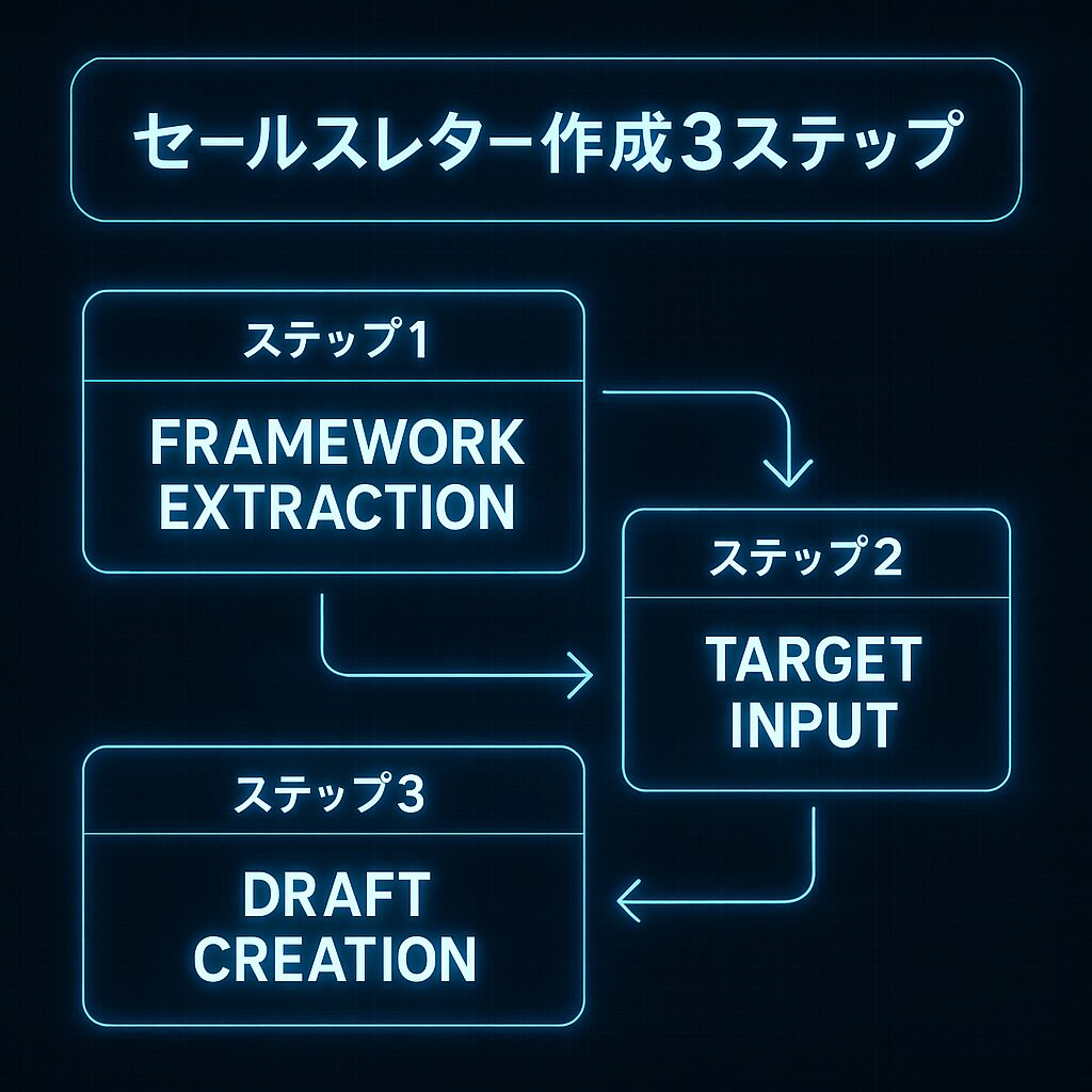 ChatGPTでセールスレターを作るための基本ステップ
