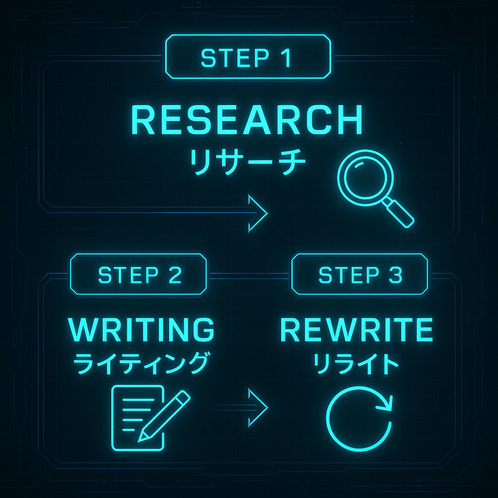 AIライティングツールを使いこなす3つのコツ