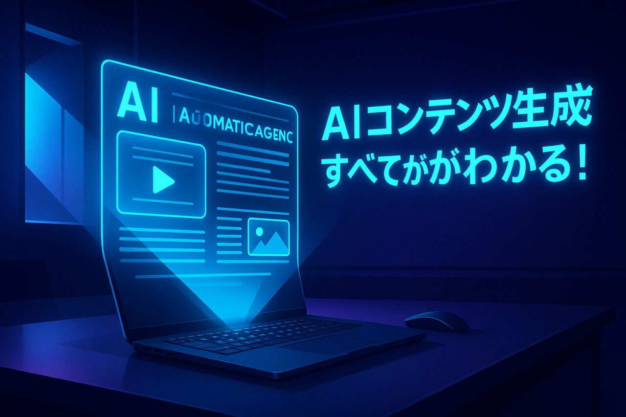 AIコンテンツ生成とは?無料ツールと活用法・SEO対策まで完全ガイド