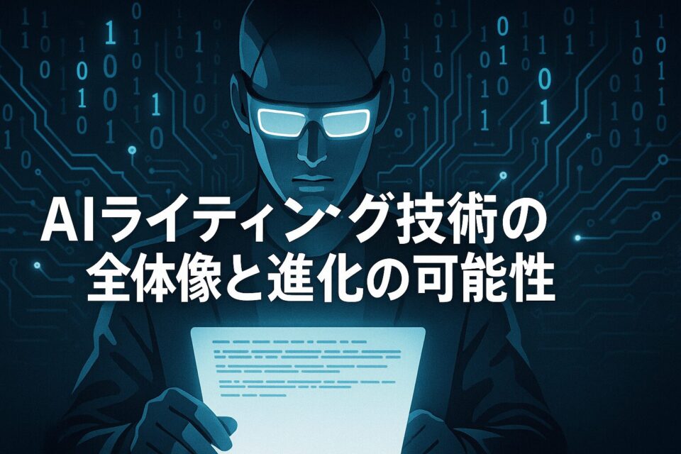 AIライティング技術とは？成果を出す活用術とプロンプト設計の極意
