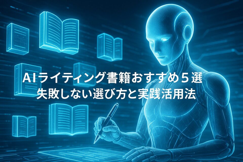 【2025年版】もう迷わない！AIライティング書籍の選び方と厳選5冊