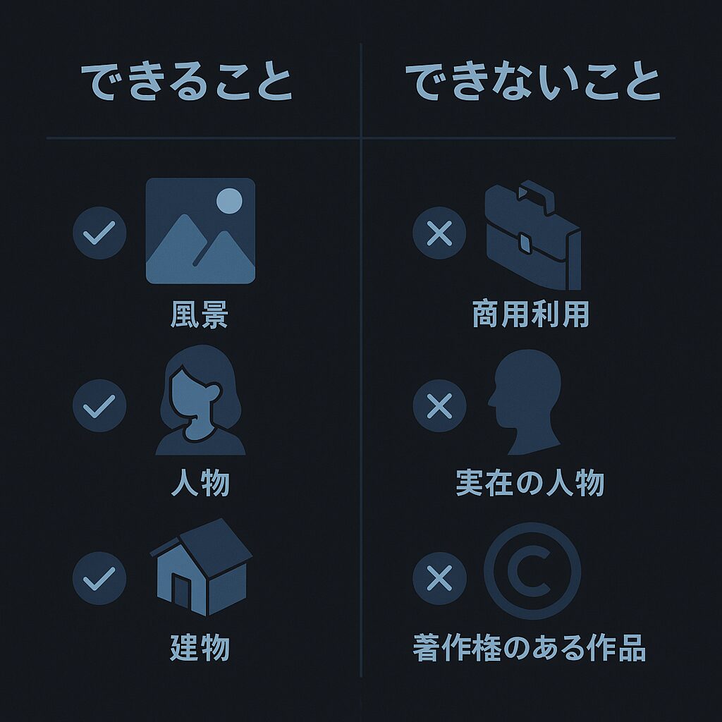 無料のAI画像生成はどこまで使える？