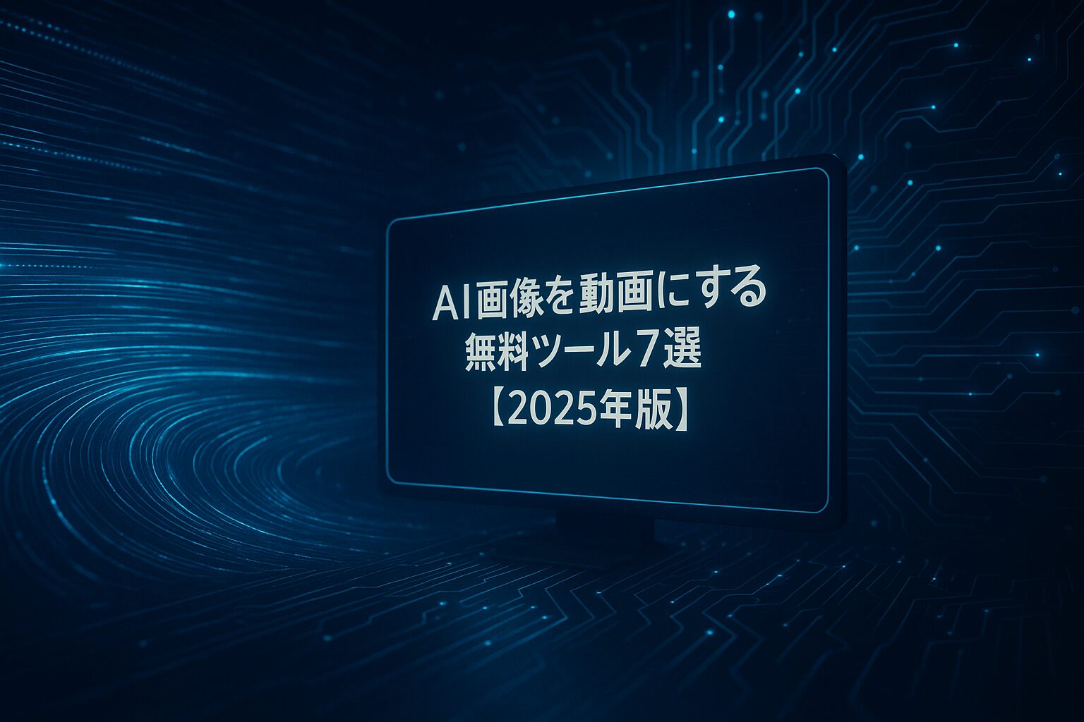 AI画像を動画に！無料ツール7選と初心者向けプロンプト術