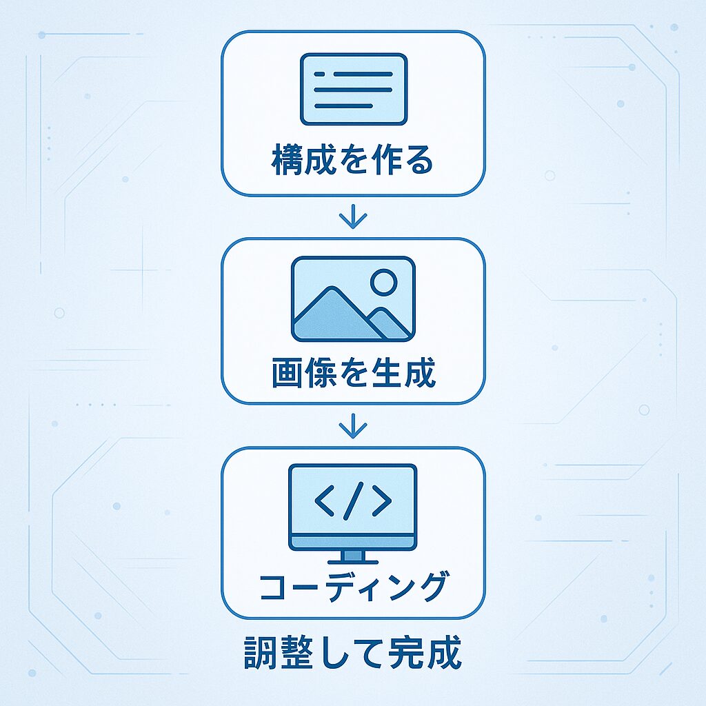 実際に使ってみた：AIだけでWebデザインを仕上げた話