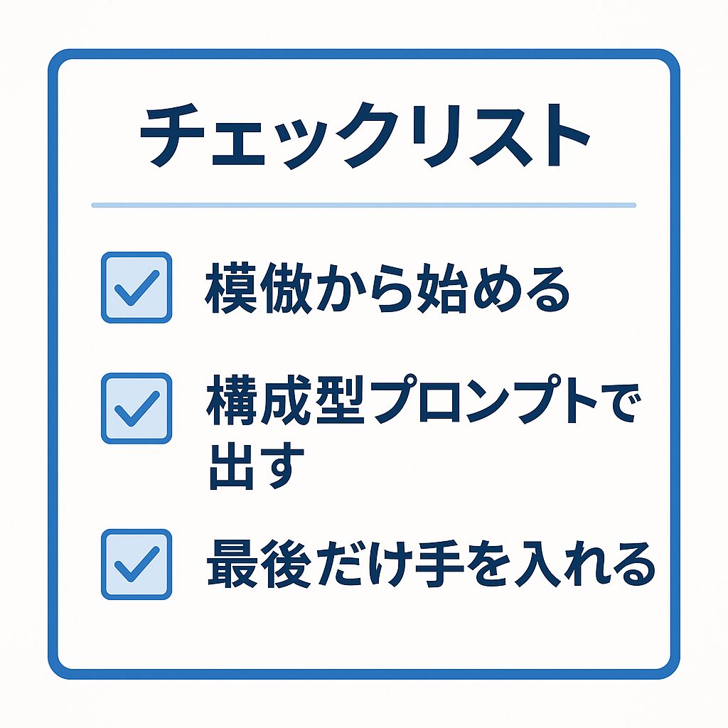 AI Webデザインを成功させる3つのコツ