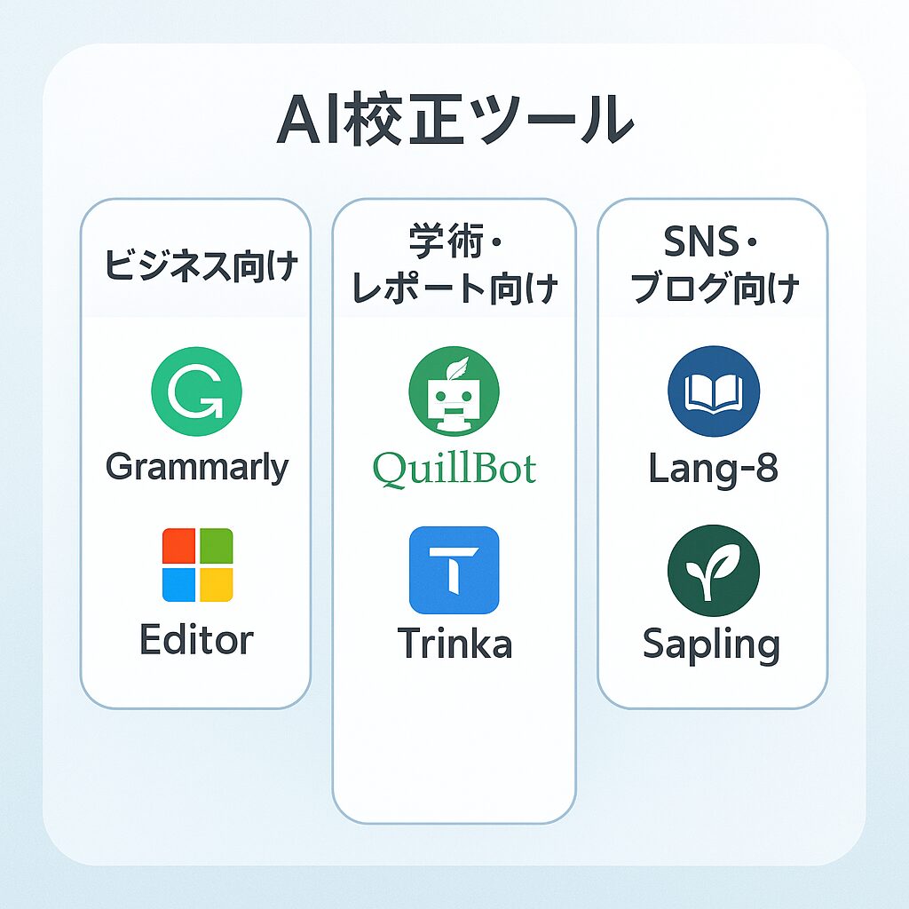 AI文章校正ツールの選び方とおすすめ10選