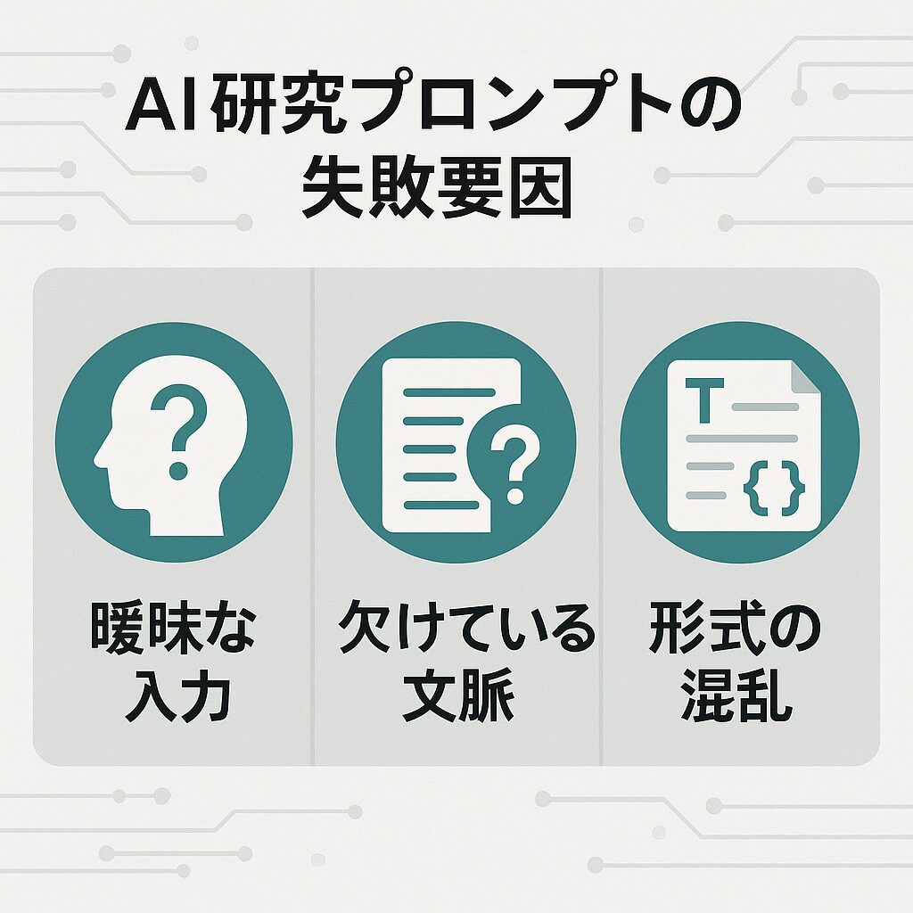 なぜ「AIリサーチ」はうまくいかないのか？