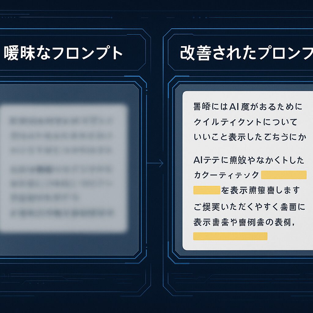 なぜ「良いプロンプト」が必要なのか？