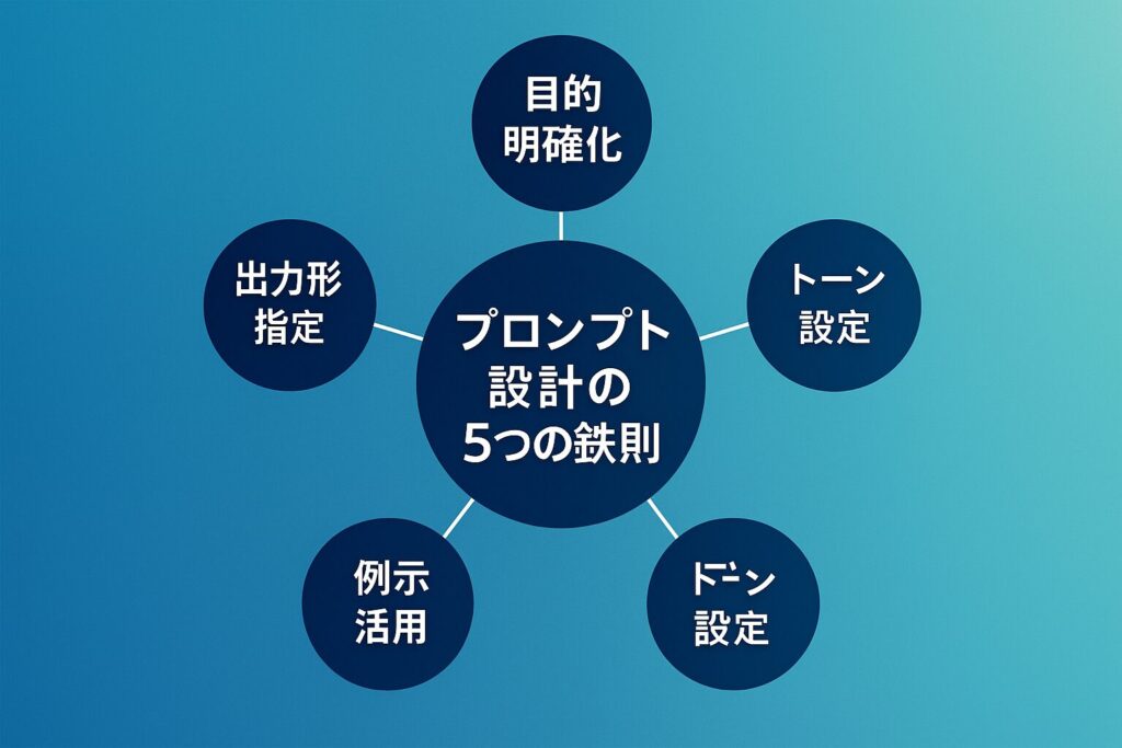 効果的なプロンプトの5つの鉄則