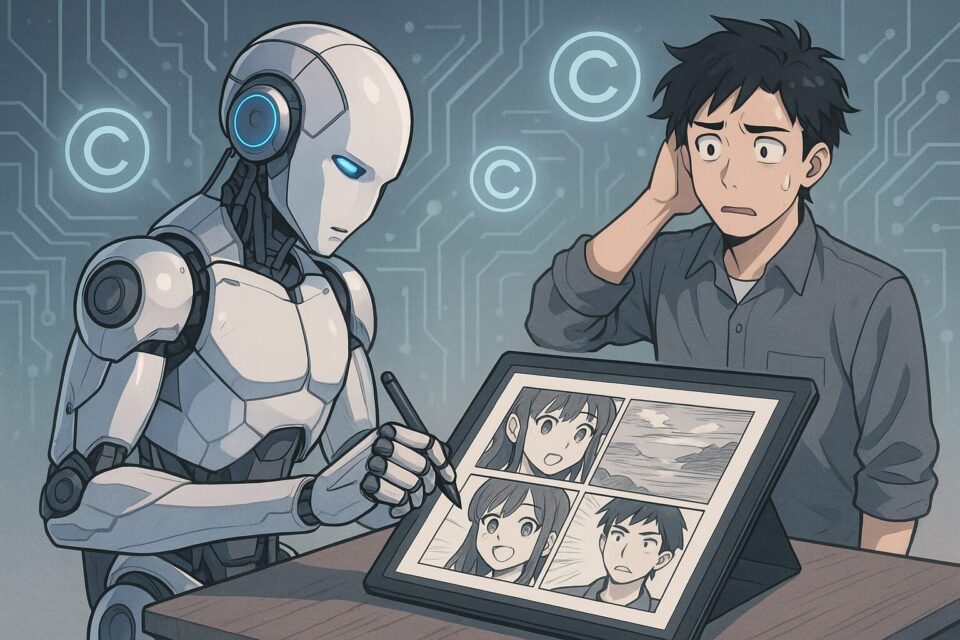 AI漫画を描いたのに違法！？著作権リスクと安全に使う方法