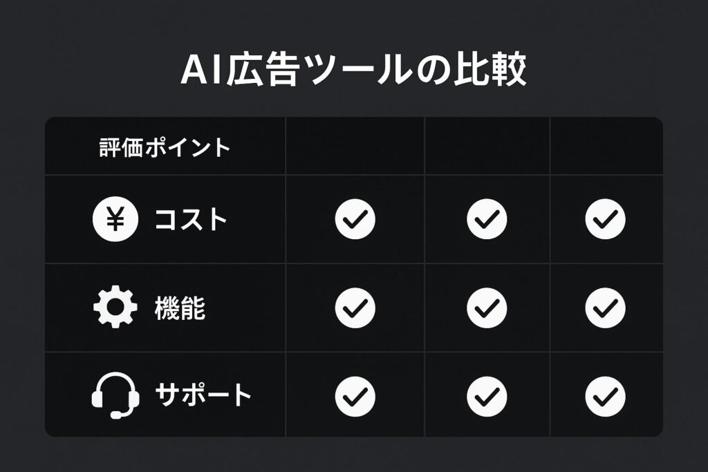 ツール選定の3つの視点