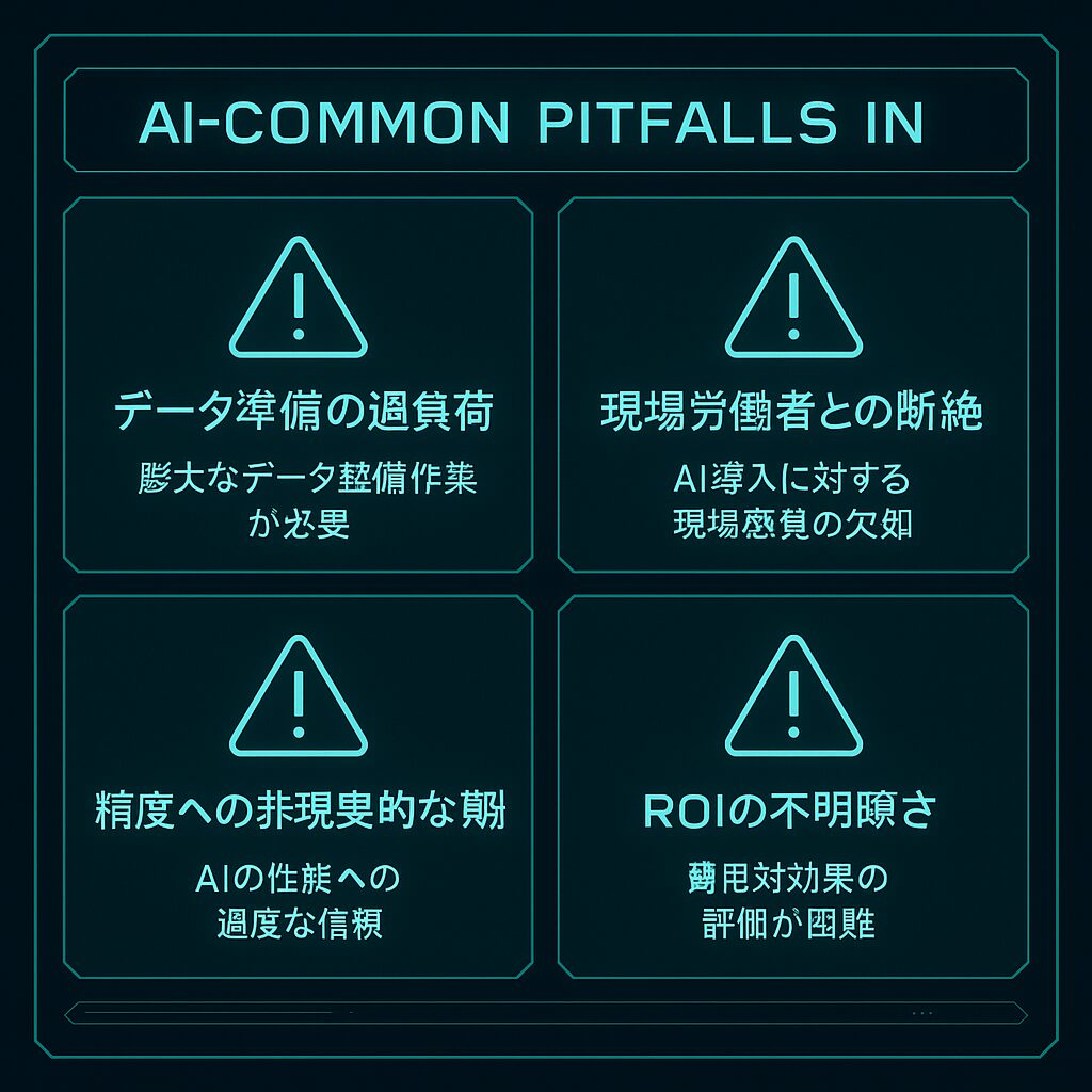 導入前に知っておくべき4つの落とし穴