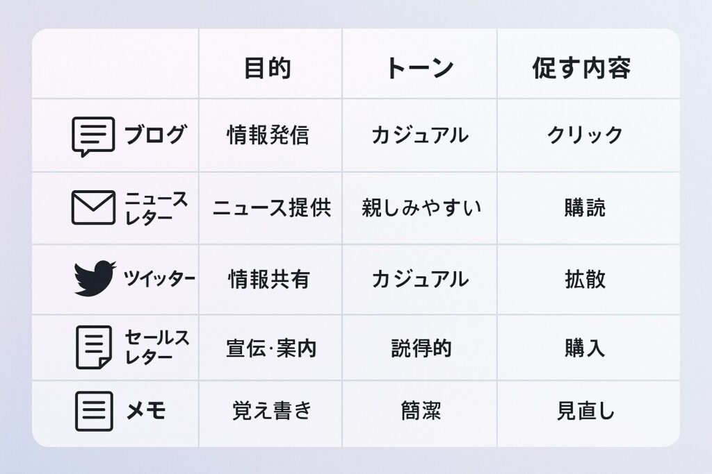 媒体・用途別!プロが使ってるAIプロンプト例集