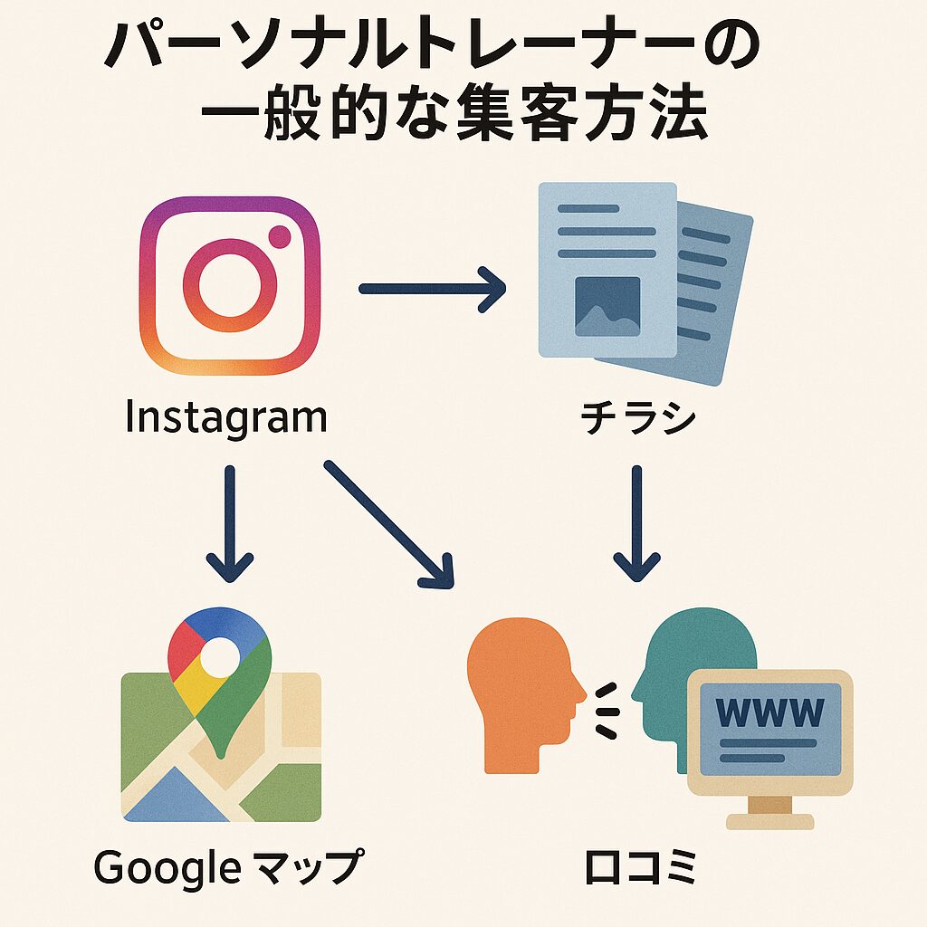 パーソナルトレーナーの代表的な集客方法とは？